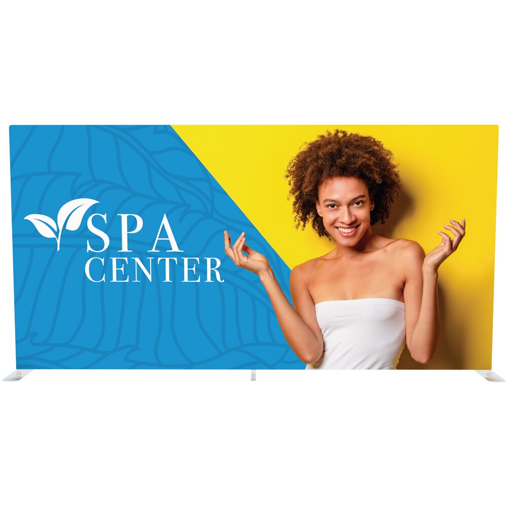 15ft. EZ Tube® Straight — Single Sided Graphic Package with White Back Fabric